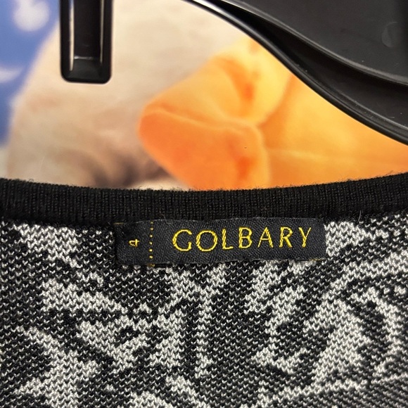 Black and White Sweater Dress - Picture 2 of 4